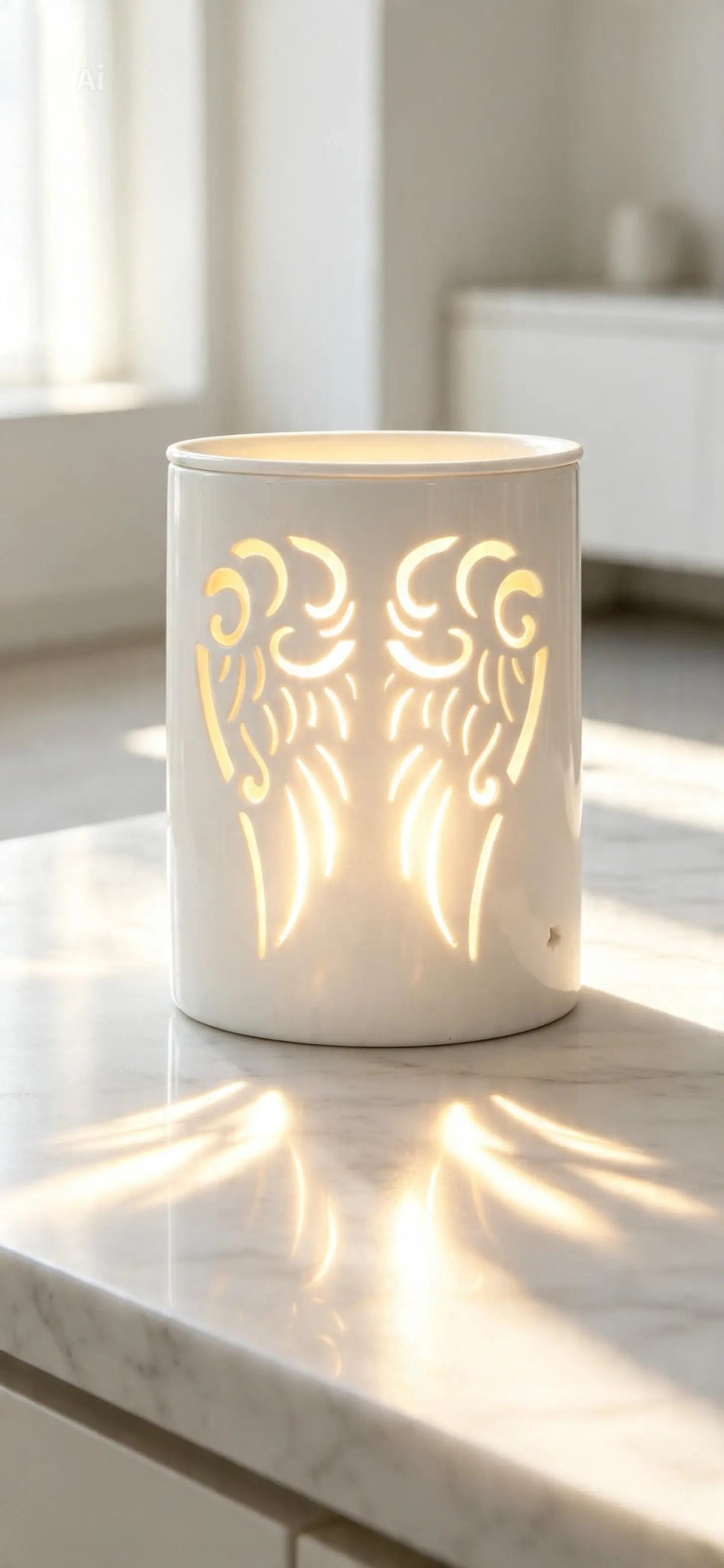 Ceramic Angel Wings Cut Out Burner