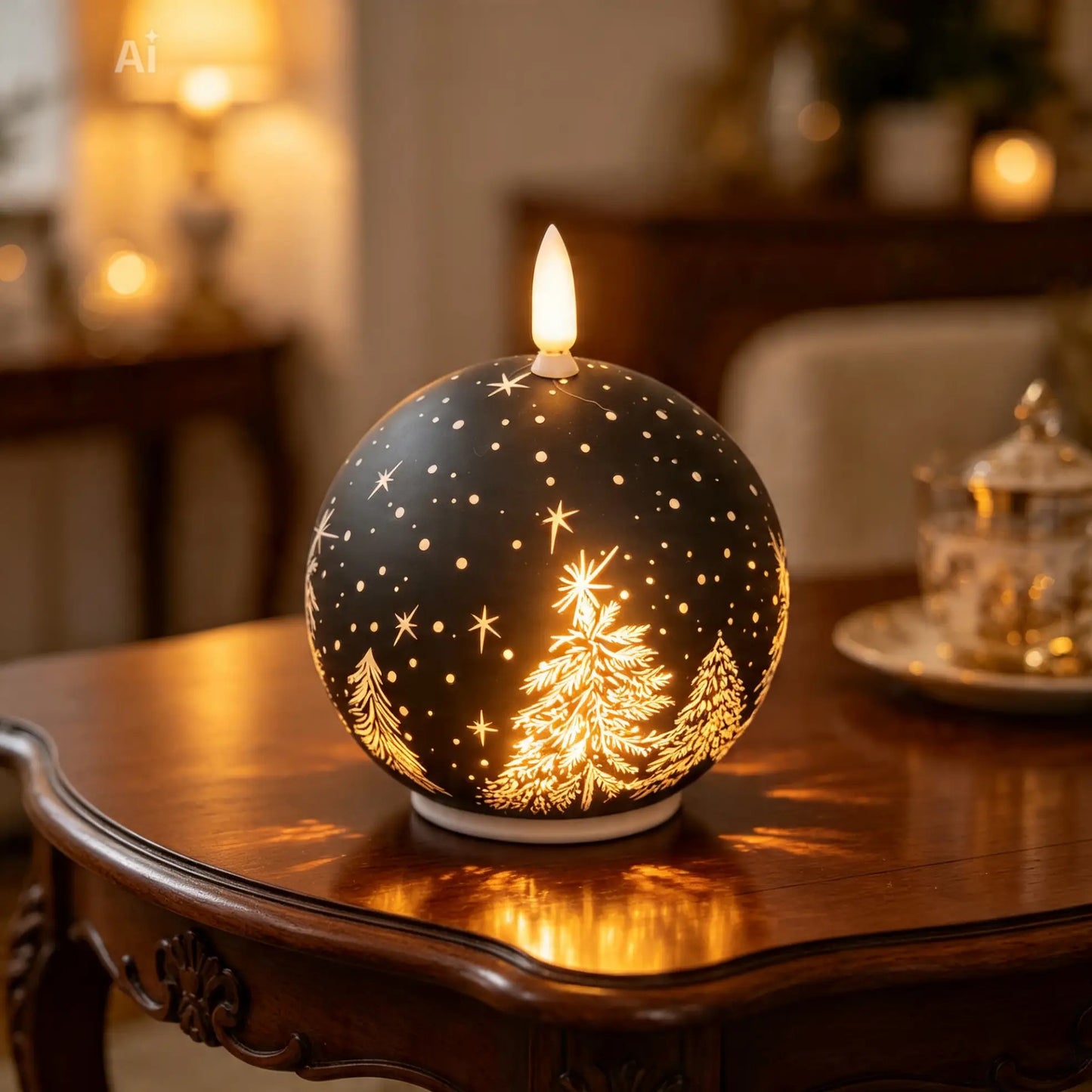 Christmas bauble shaped led light various colours
