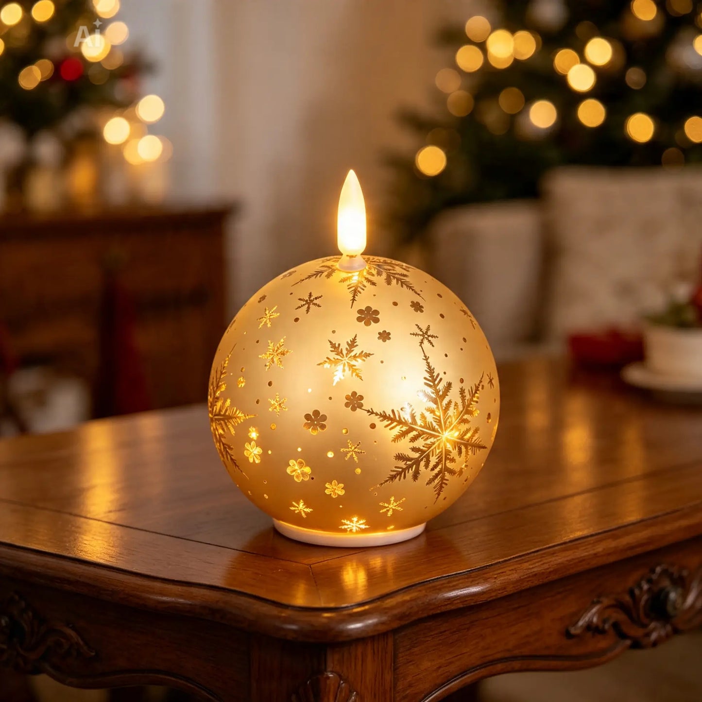 Christmas bauble shaped led light various colours