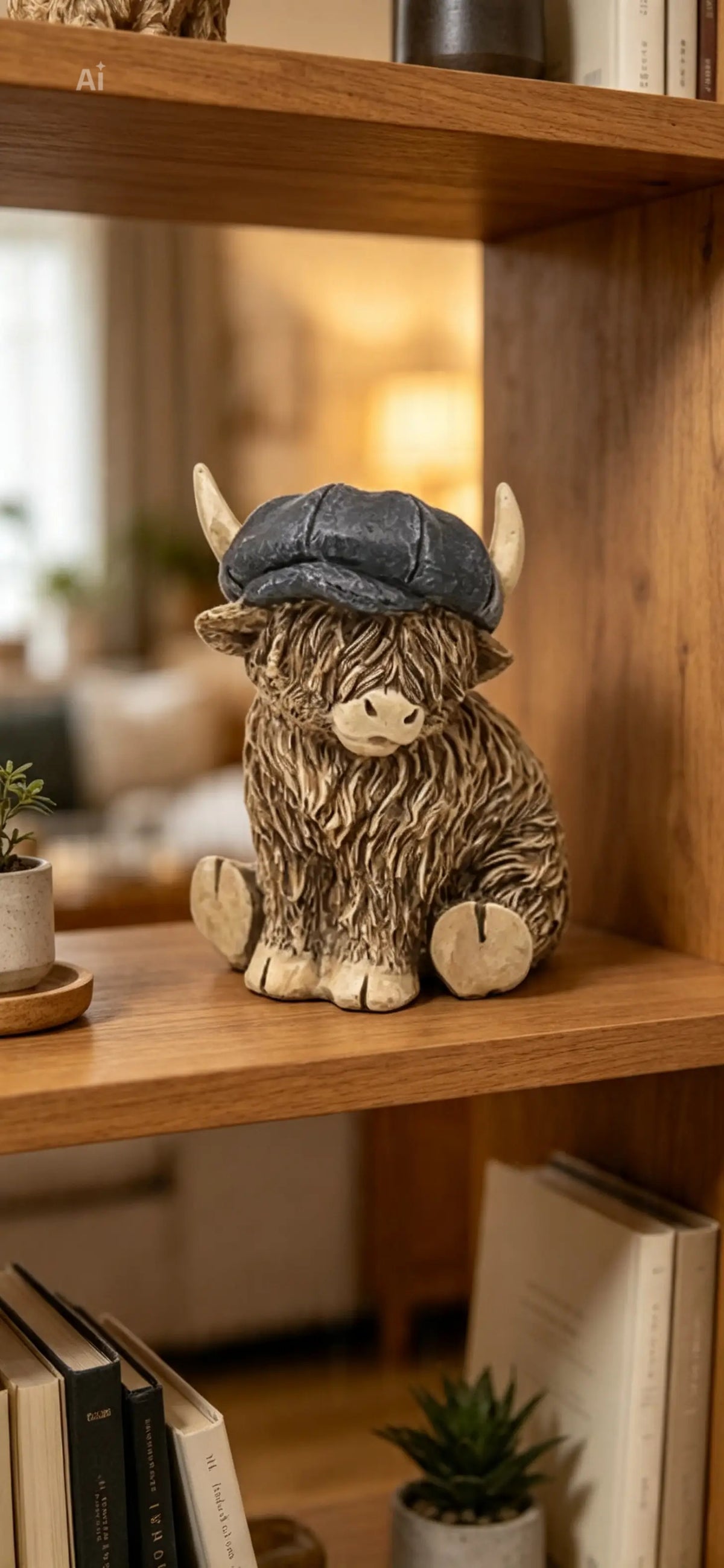 Happy Highland Cow Figurine various designs to choose