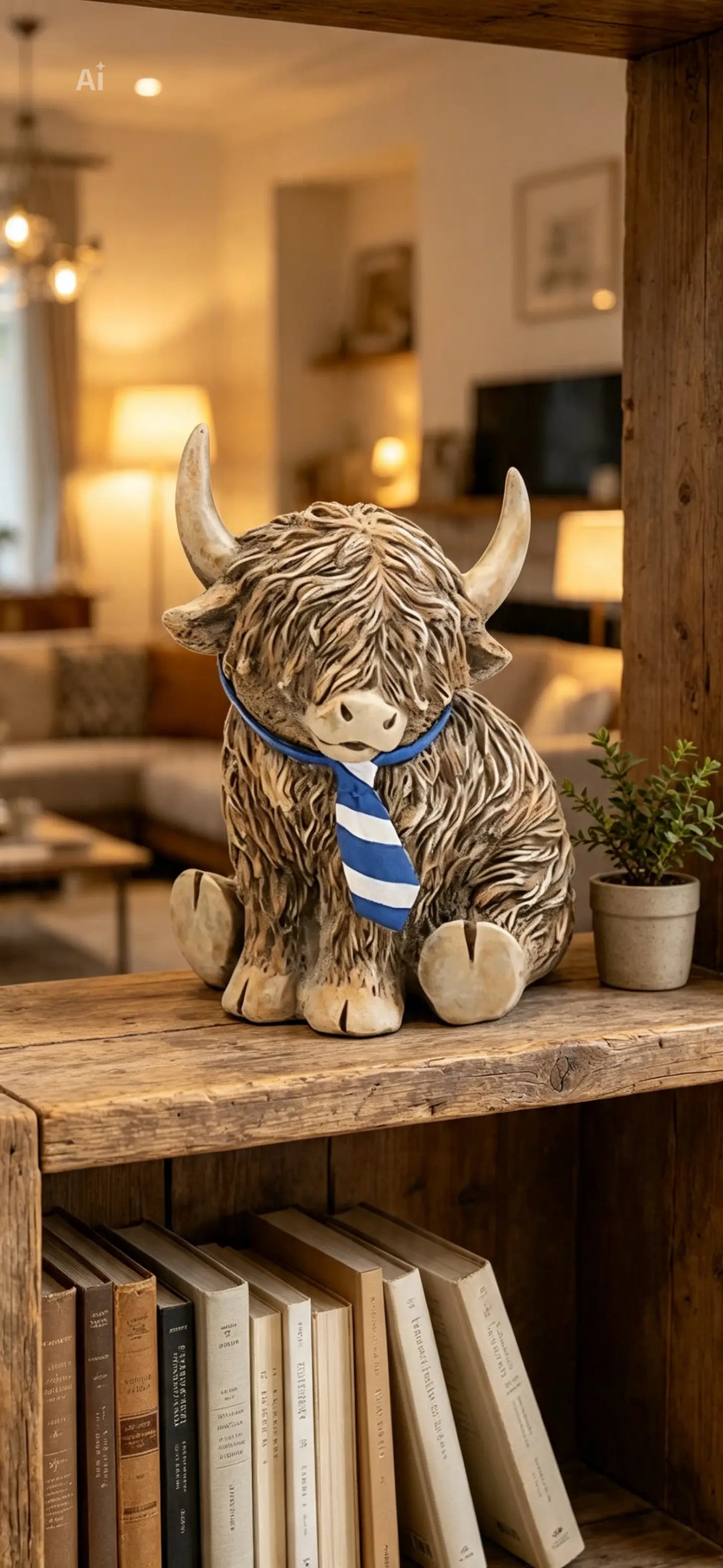 Happy Highland Cow Figurine various designs to choose