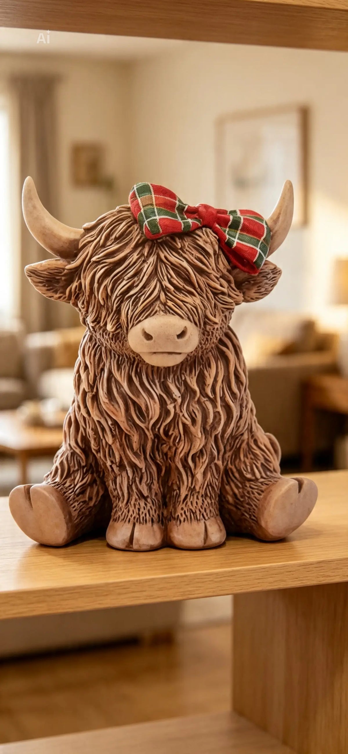 Happy Highland Cow Figurine various designs to choose