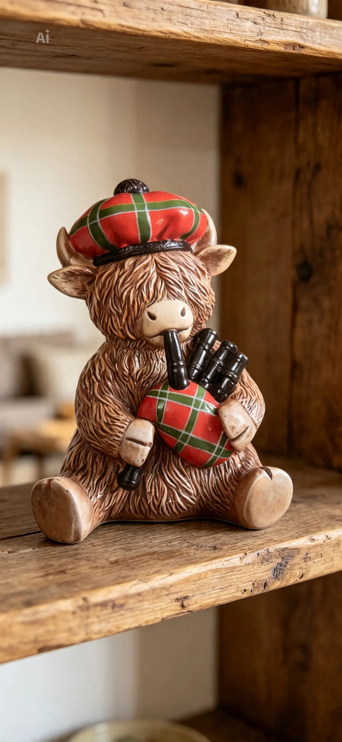 Happy Highland Cow Figurine various designs to choose