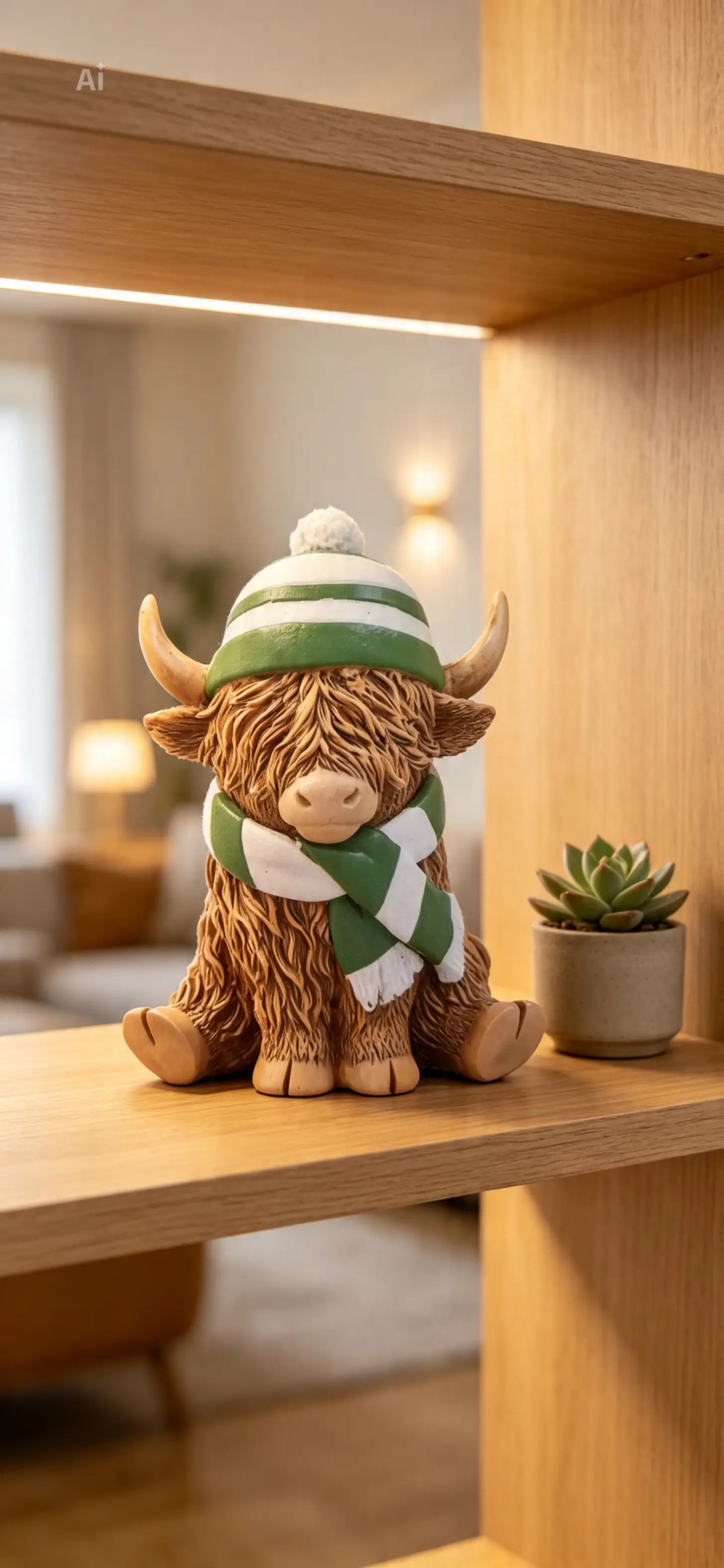 Happy Highland Cow Figurine various designs to choose
