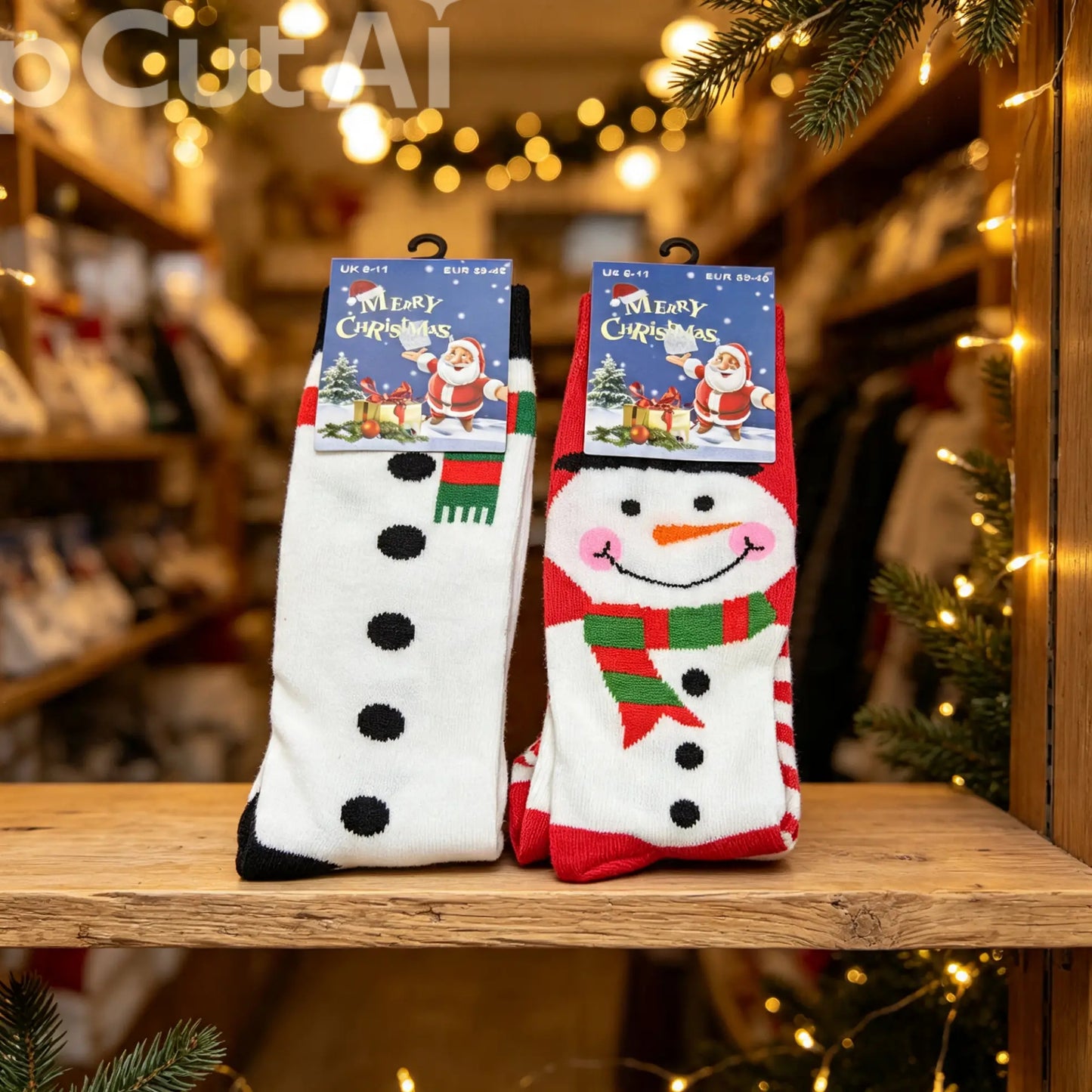 Christmas Design Socks for Men Size 6-11 - Menswear, Underwear