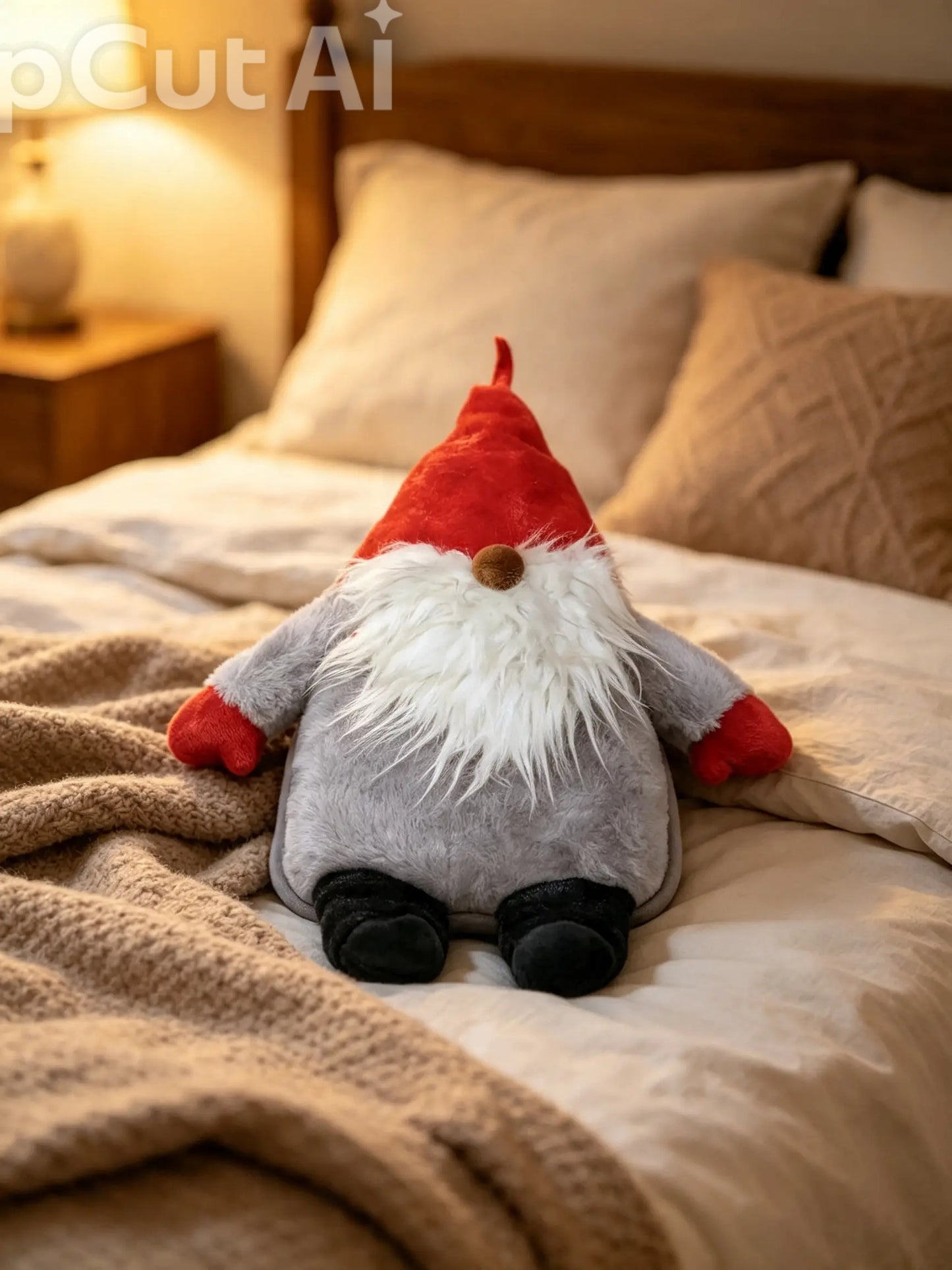 Plush Gonk Hot Water Bottle and Cover