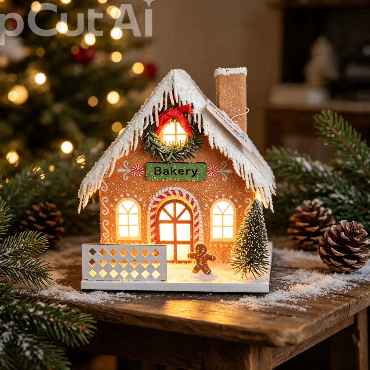 Gingerbread house style led  Bakery
