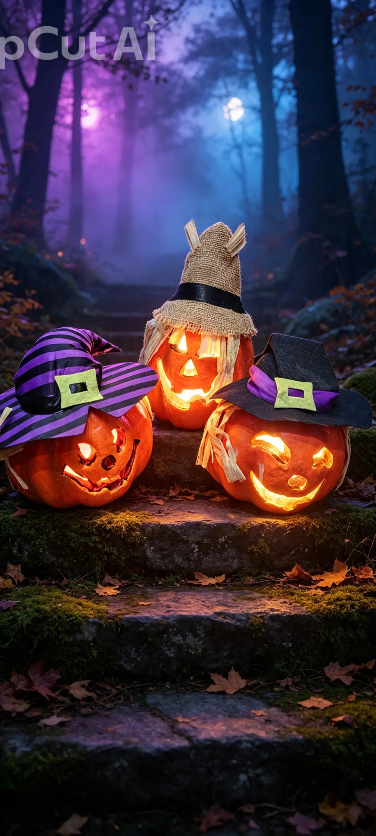 Light Up Pumpkin Ornaments