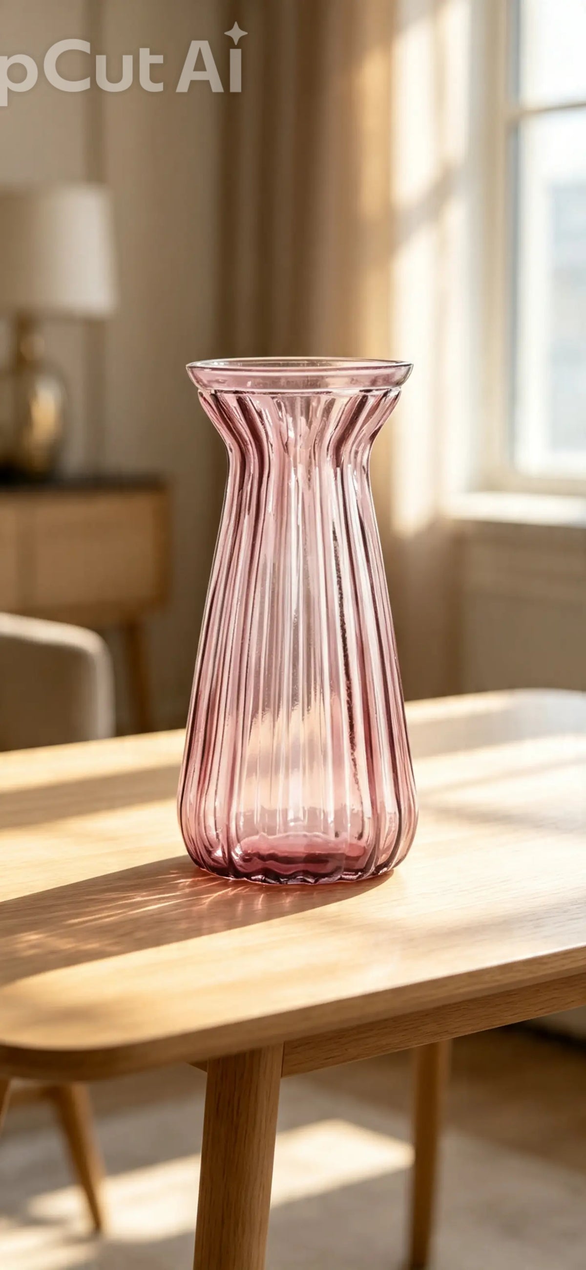Pink Glass vase