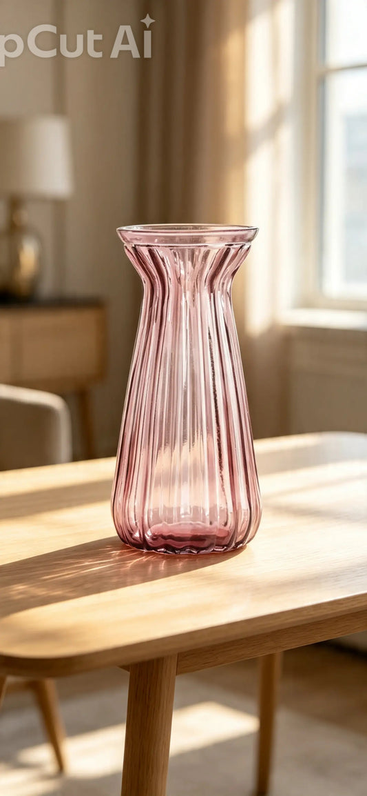 Pink Glass vase