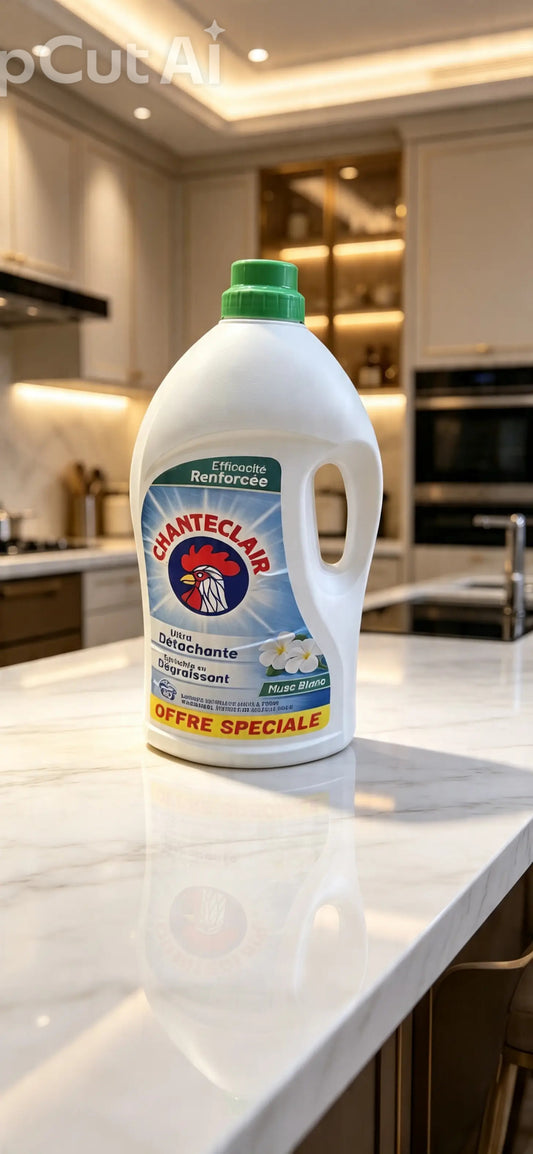 Chanteclair Ultra Détachante Degraissant Musc Blanc liquid laundry detergent 3600ml