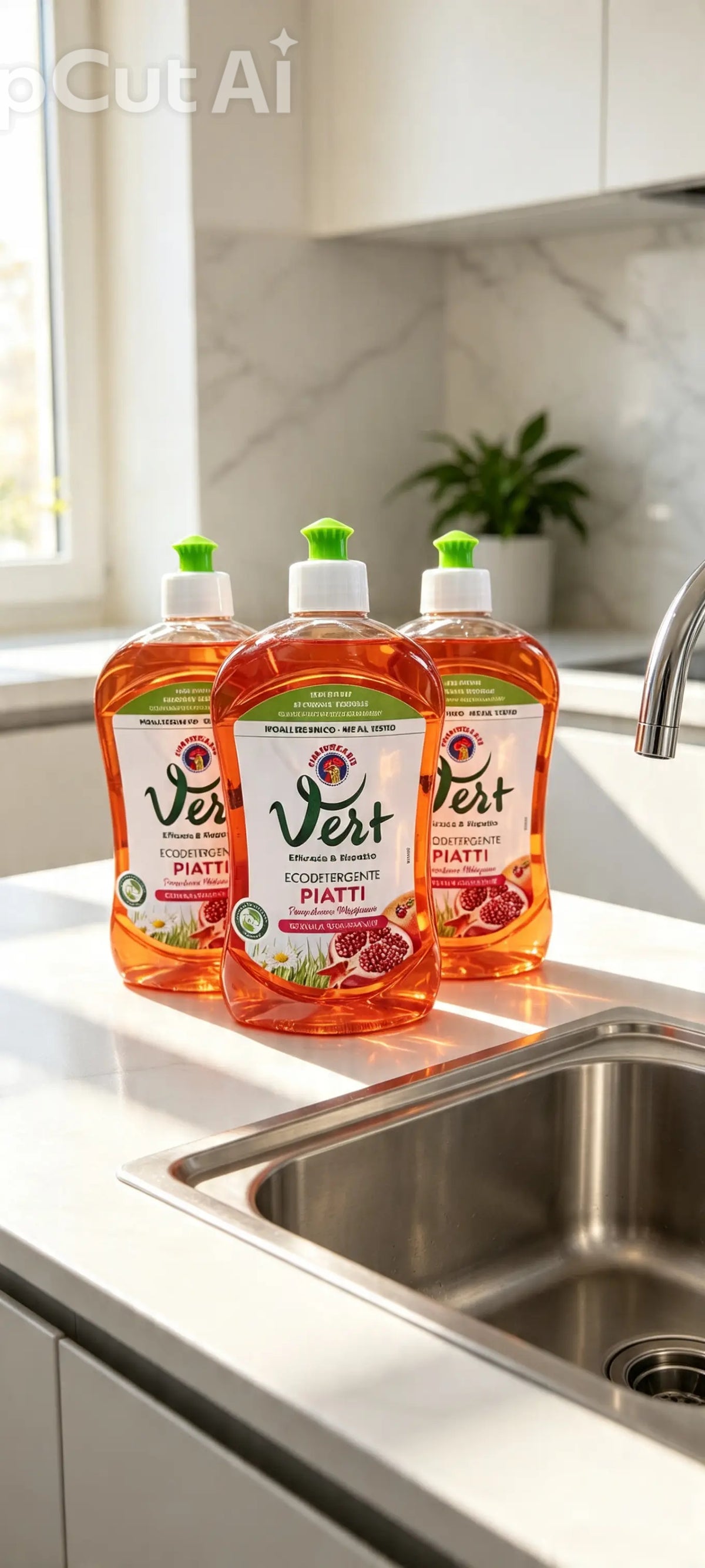 Chanteclair Vert Grapefruit and Pomegranate Eco-Cleaner for Dishes.