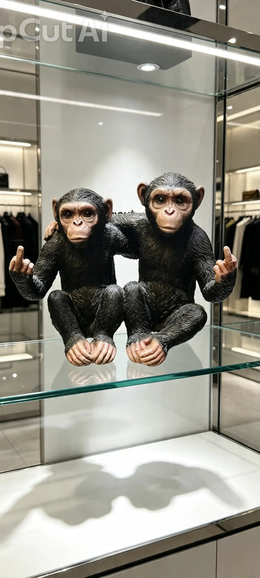Twin Cheeky Monkeys