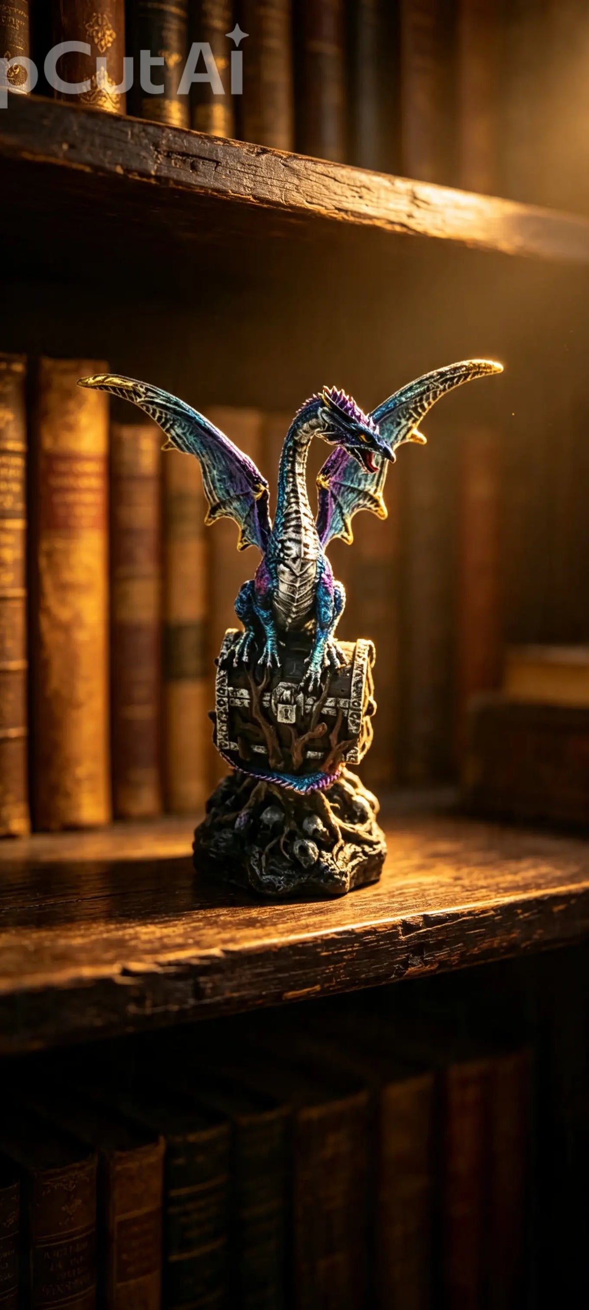 Enchanted Nightmare Treasure Tree Dragon Statue