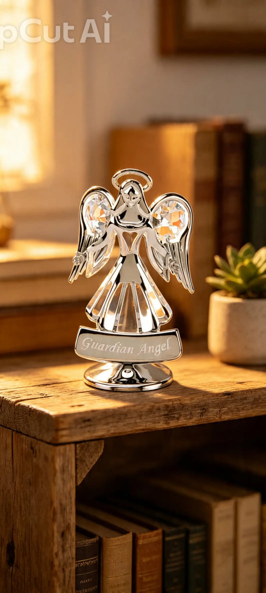 Crystocraft Crystal and Metal Guardian Angel