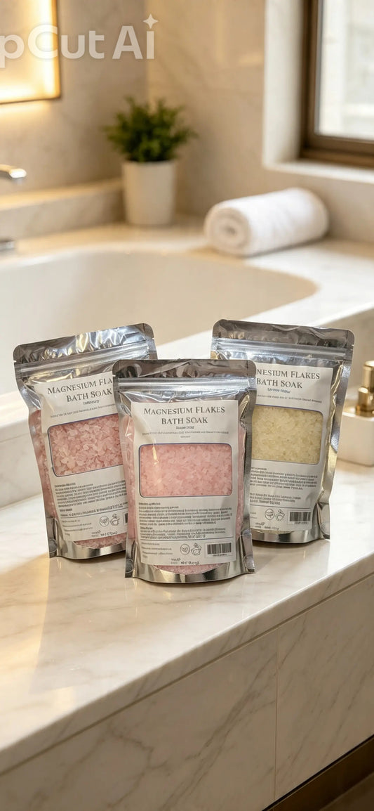 Scented Magnesium Flakes Bath Soak 500g