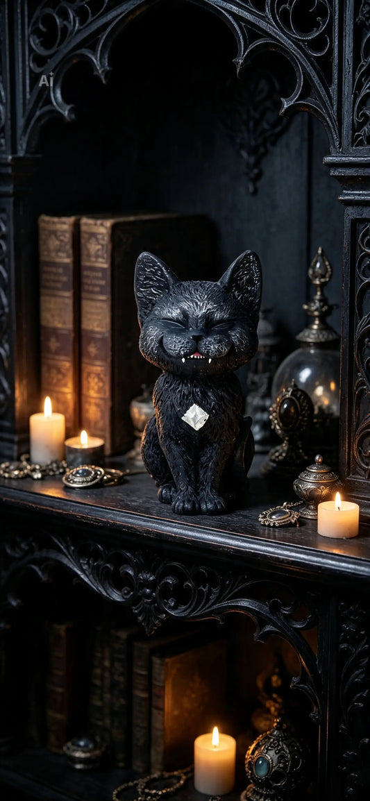 Count Kitty Cat Figurine