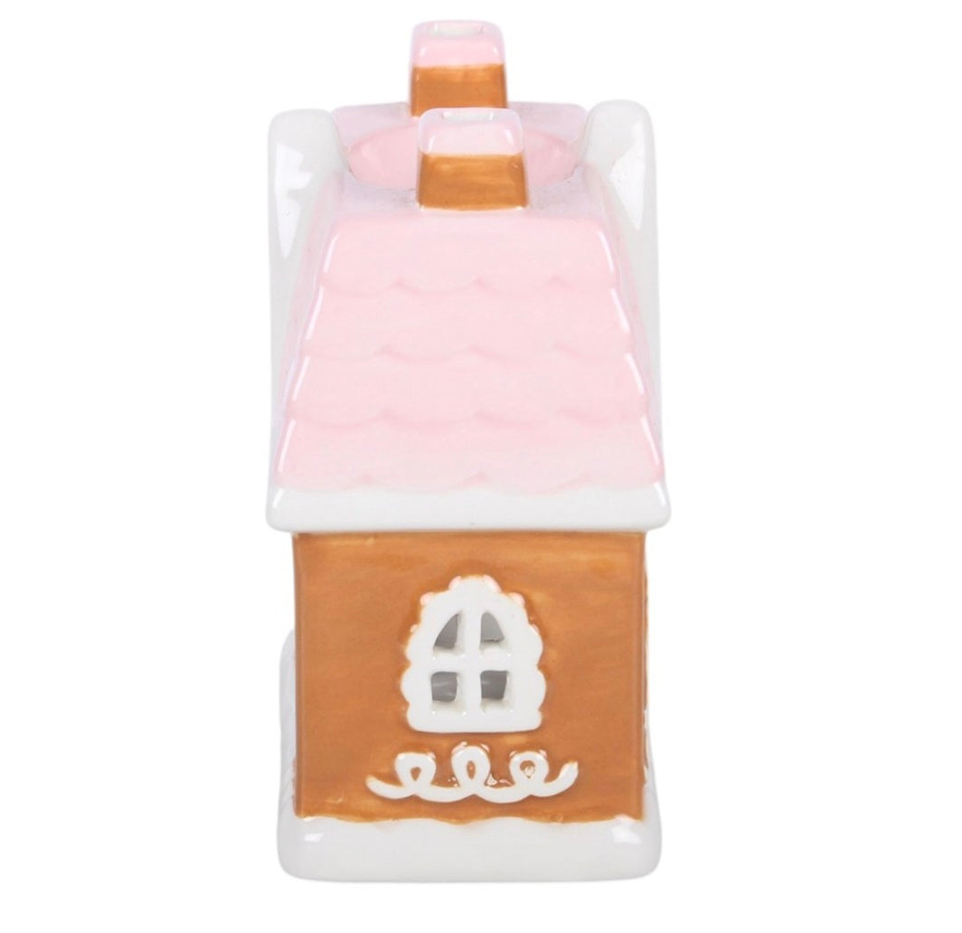 Sugarplum Gingerbread House Oil Burner and Wax Warmer