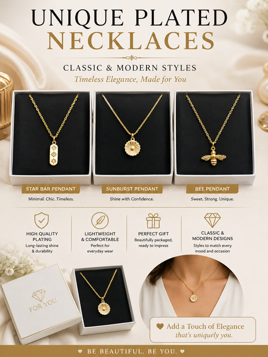 Unique Plated Necklaces- Classic & Modern Styles