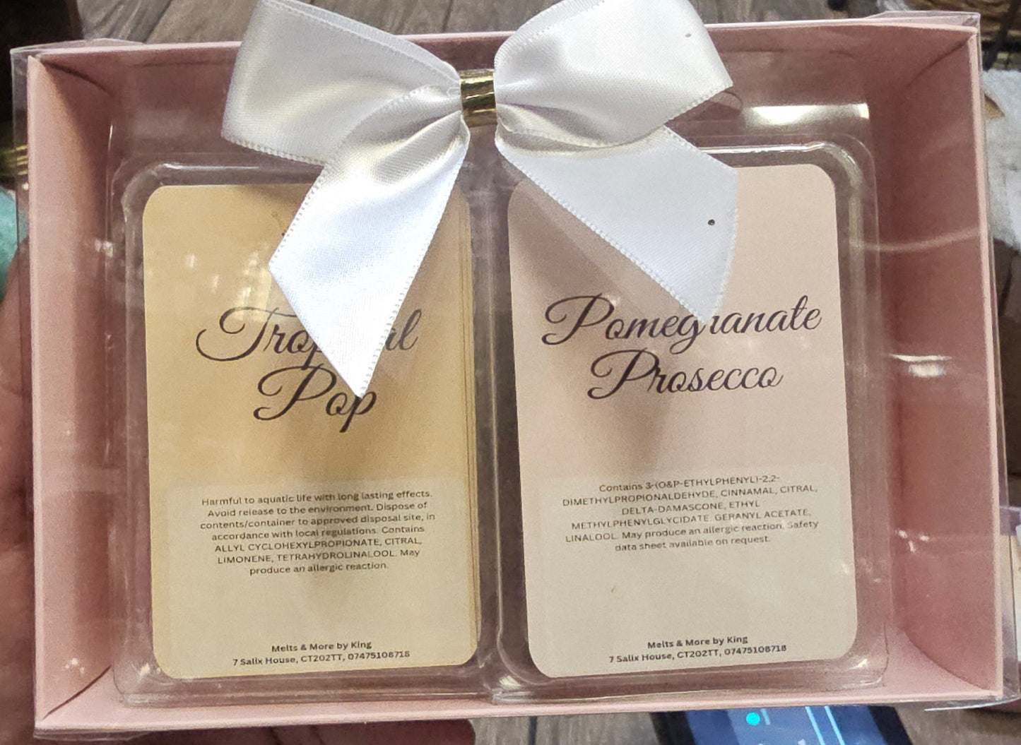 4x Geo Wax Melt Snapbar Gift Boxes