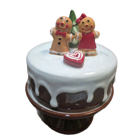 Gingerbread Icing Cake Stand with Lid for Professional Baking - Bakeware, Utensils Sturdy