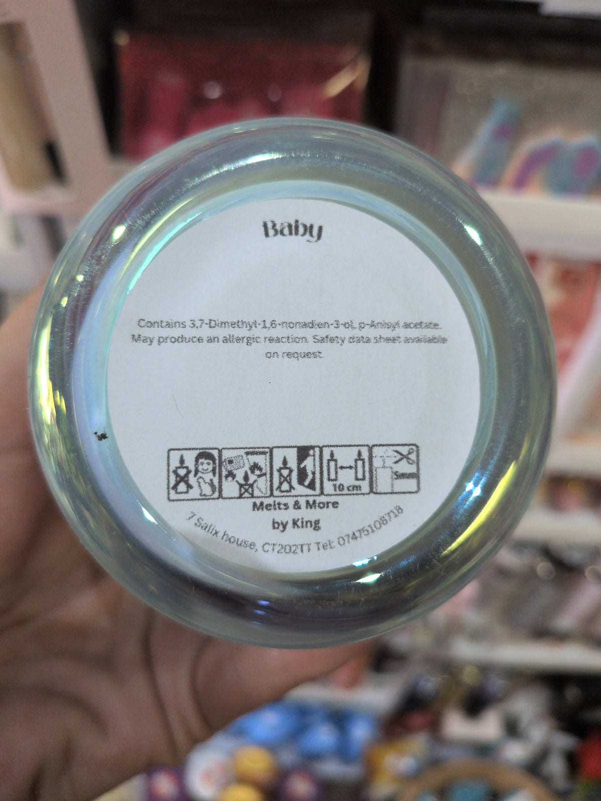 Baby wooden wick candles