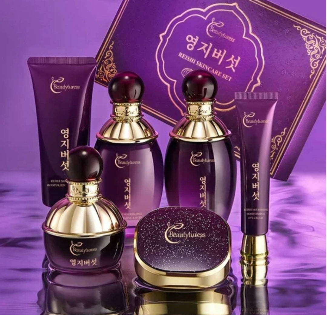 Beautyturess Reishi Essence korean Skincare Set (6-Piece)
