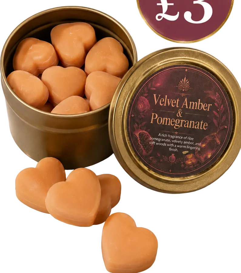 Heart Wax Melts in storage tin