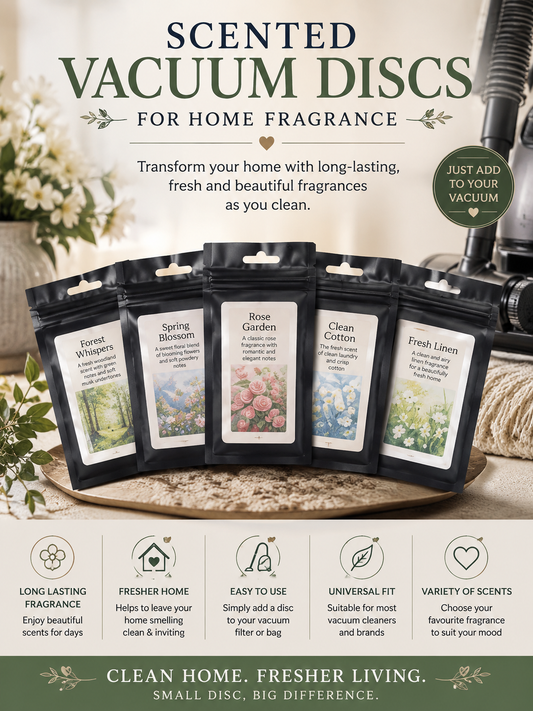 Scented vacuum Discs for Home Fragrance
