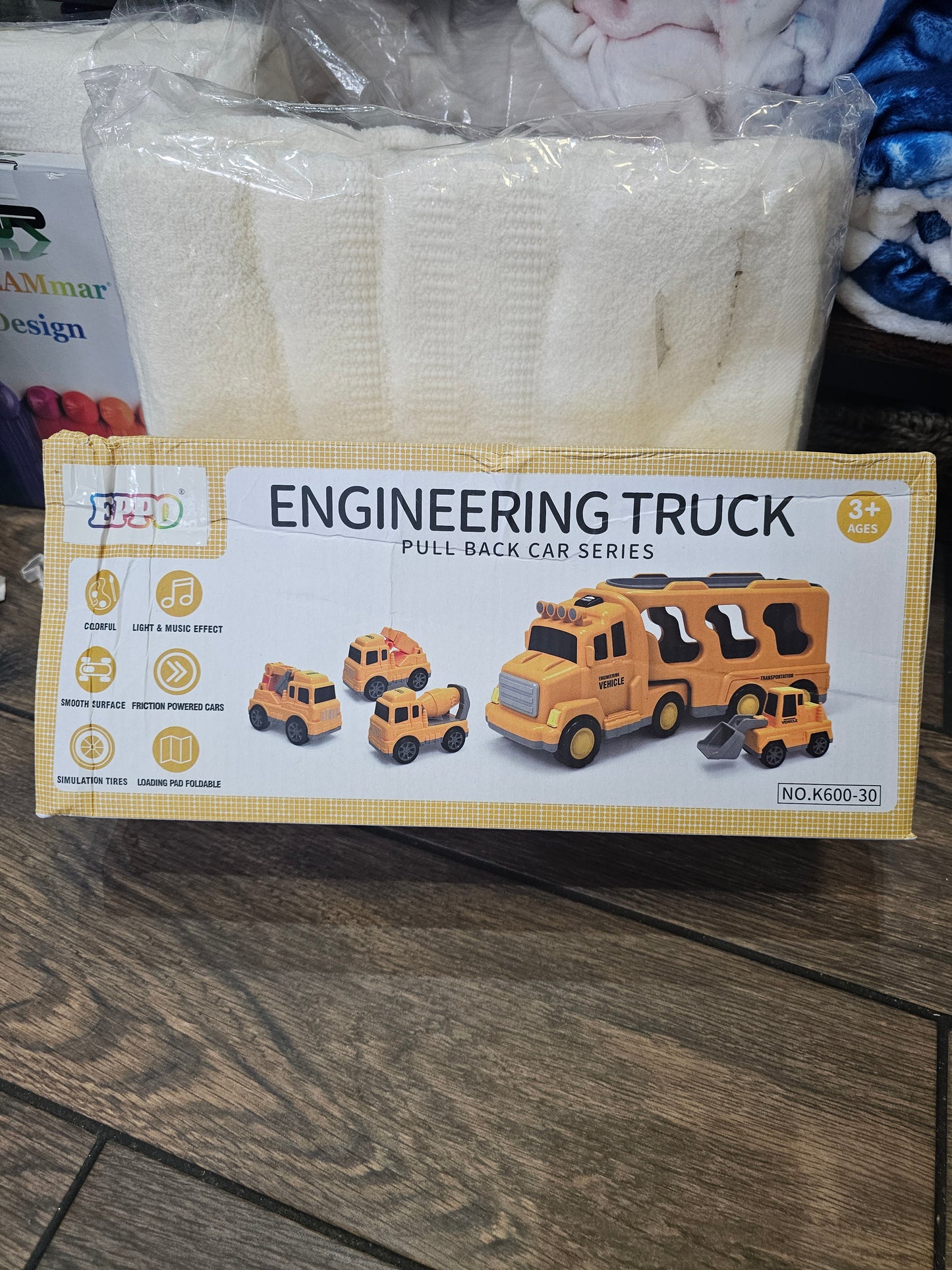 Engineering Truck Pull Back Car Series