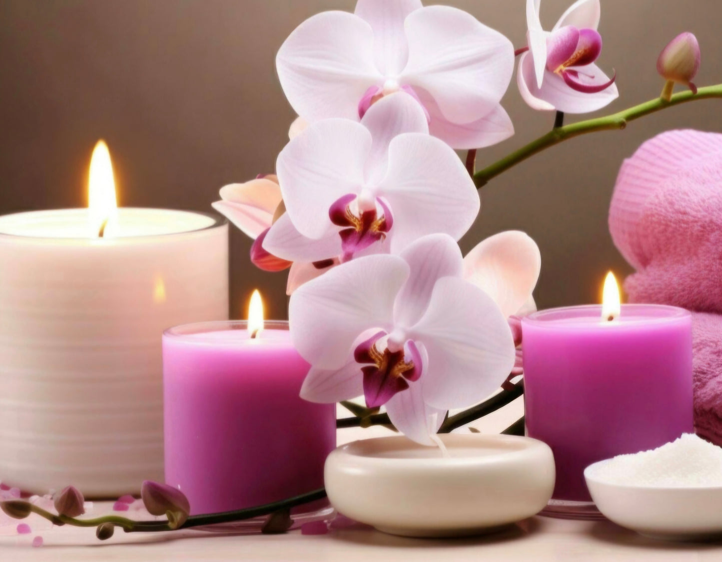 Spa and relaxation inspired wax melts