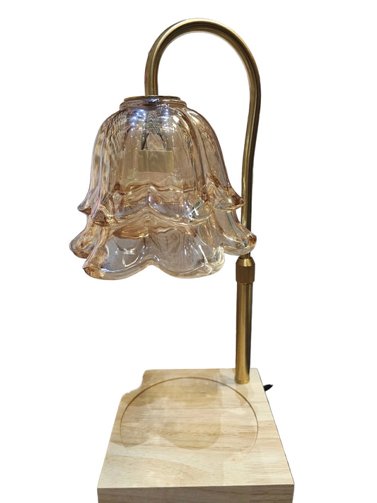 Double Shade Glass Candle warmer Lamp