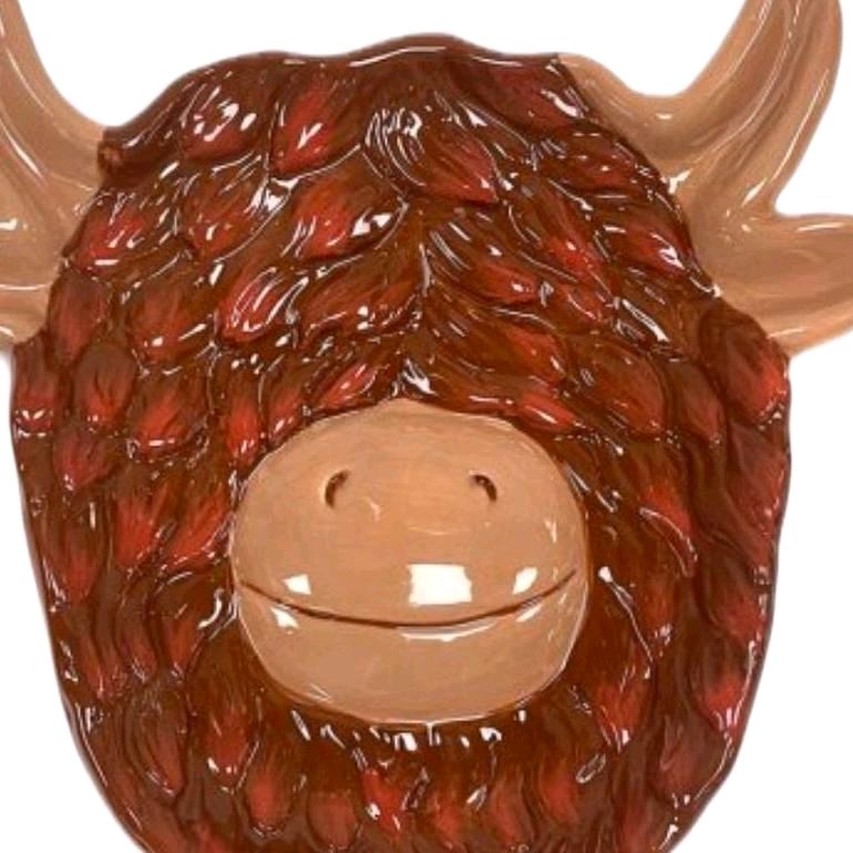 Highland Cow Spoon Rest, 17cm - Cutlery and Tableware Stylish