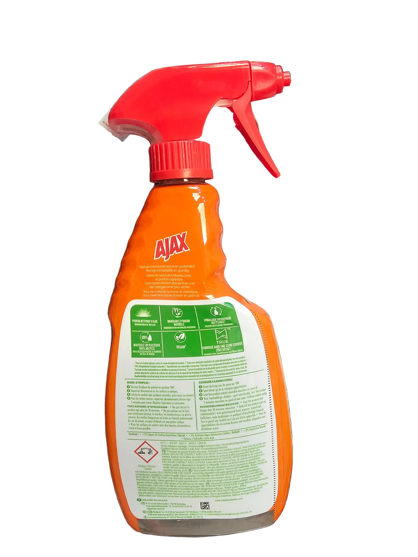 Ajax Multi-Surfaces household cleaning spray.