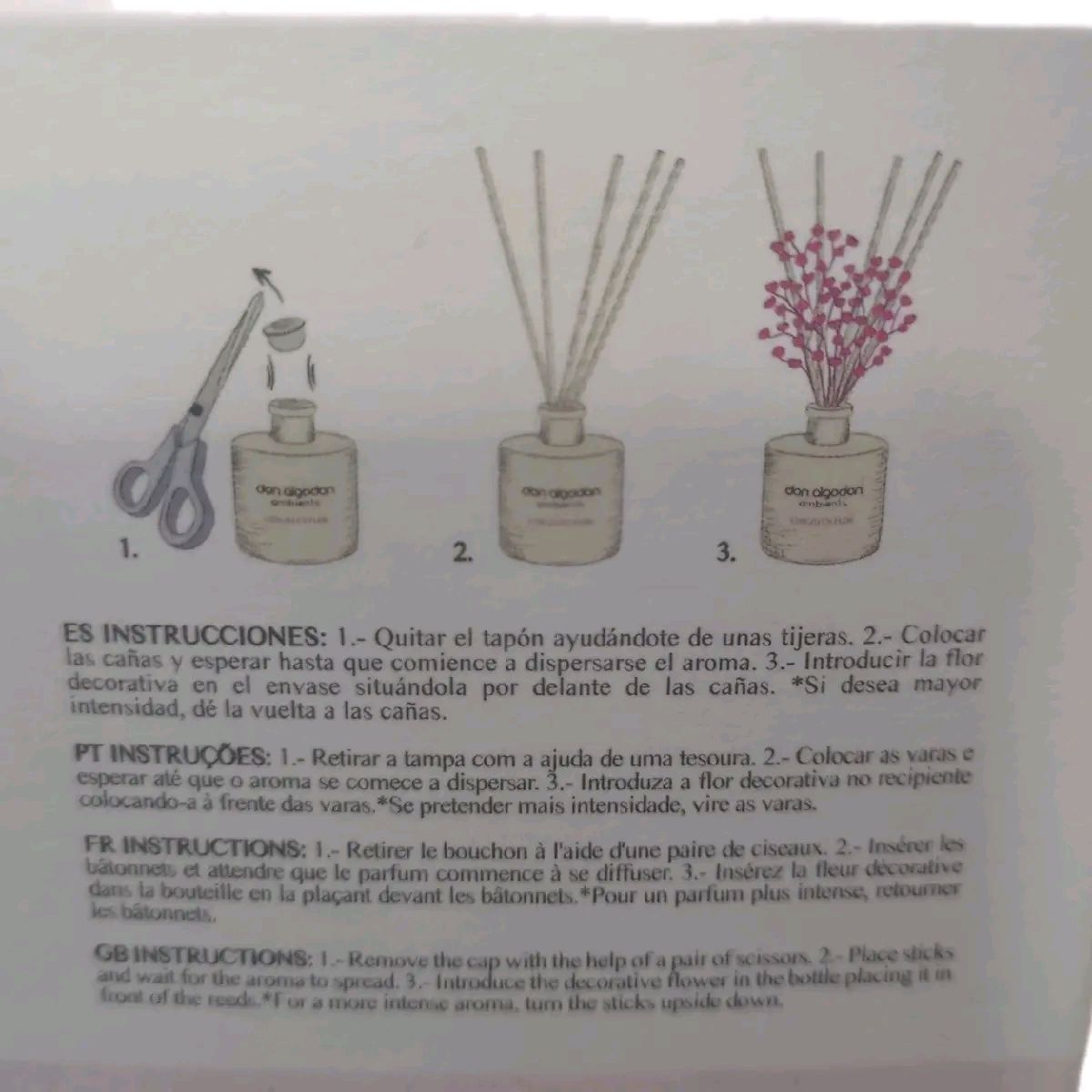 Don Algodon Flower reed diffuser Cherry