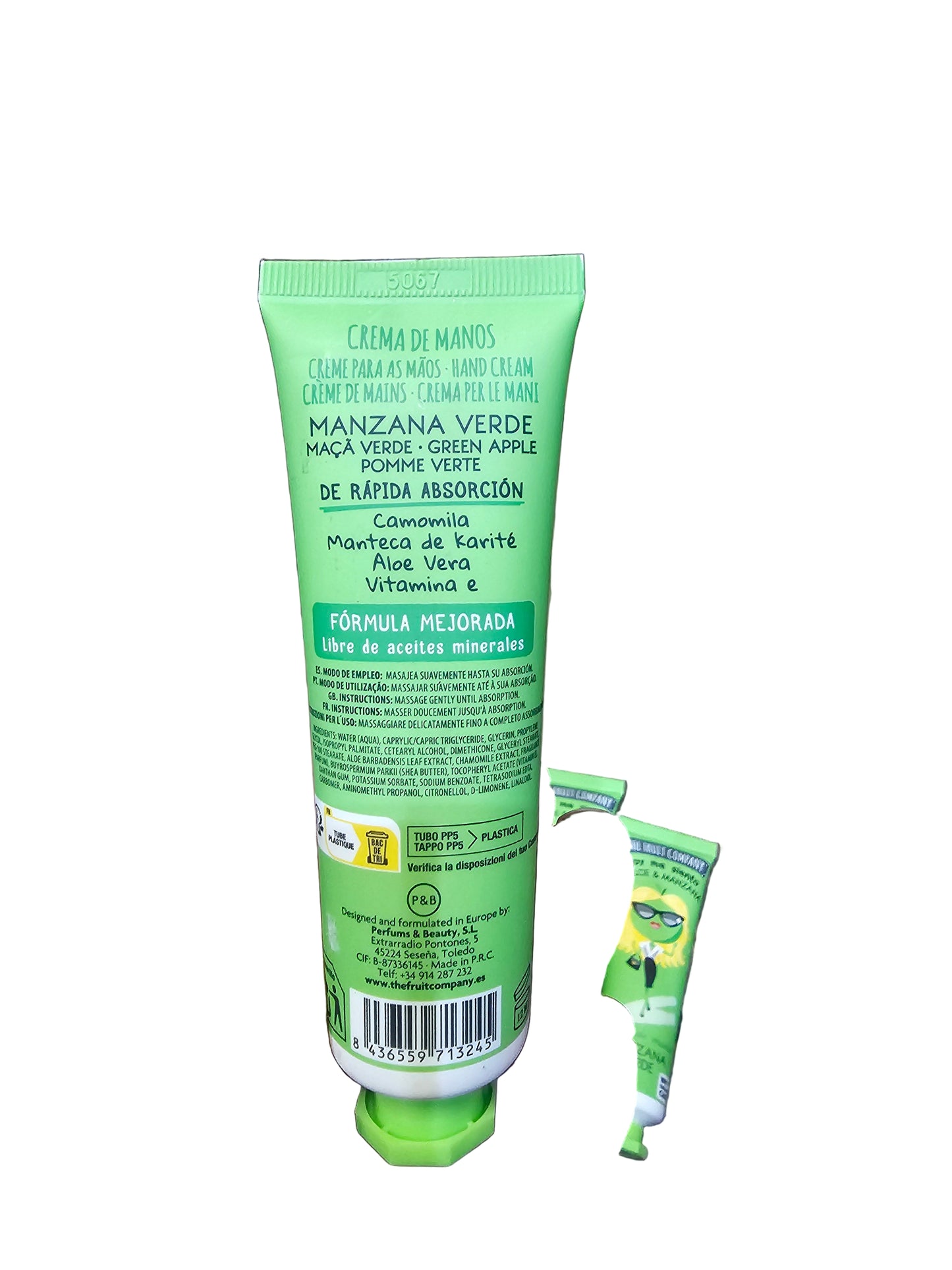 The Fruit Company Green Apple Hand Cream