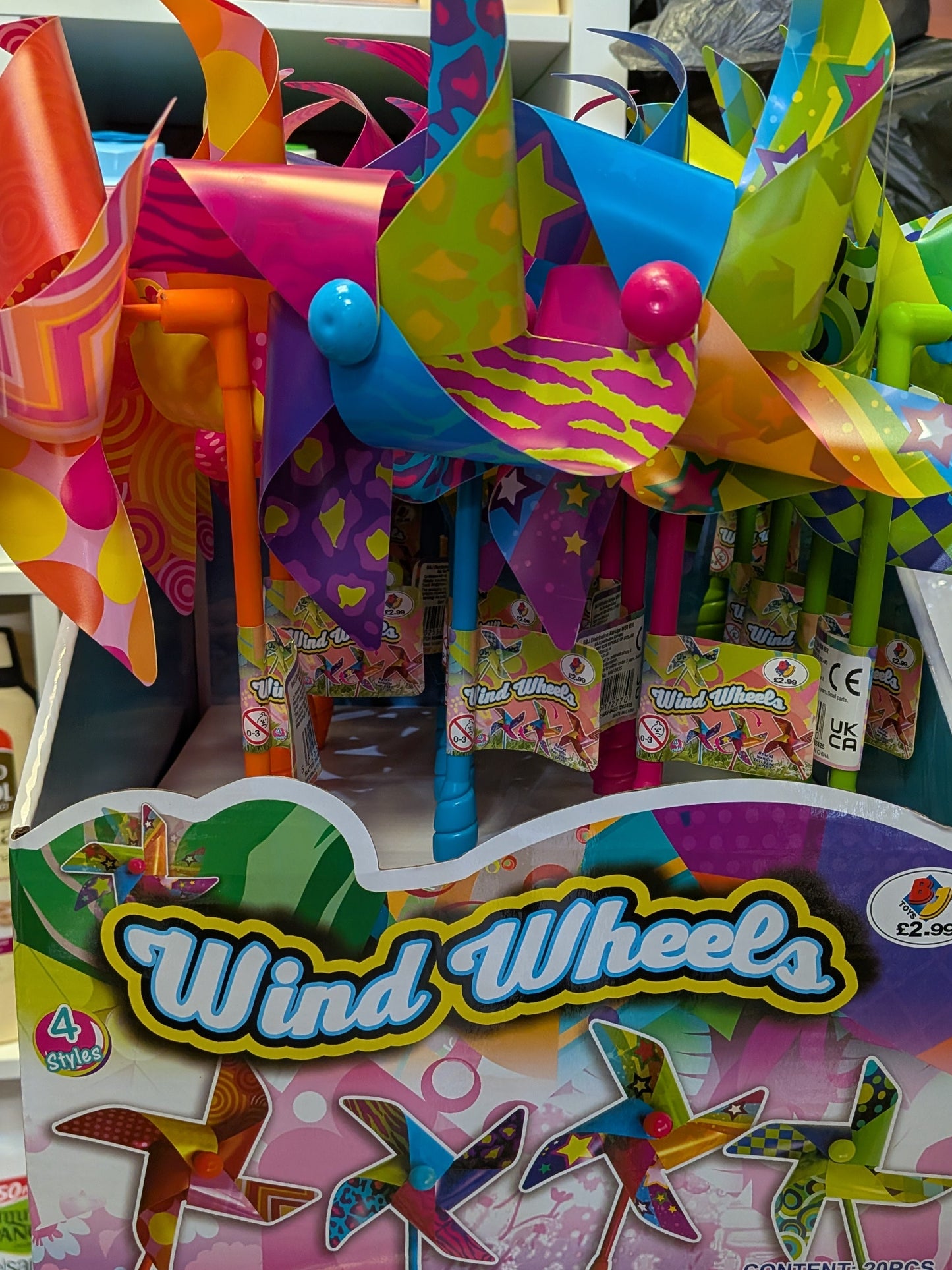 Colourful Wind Wheels