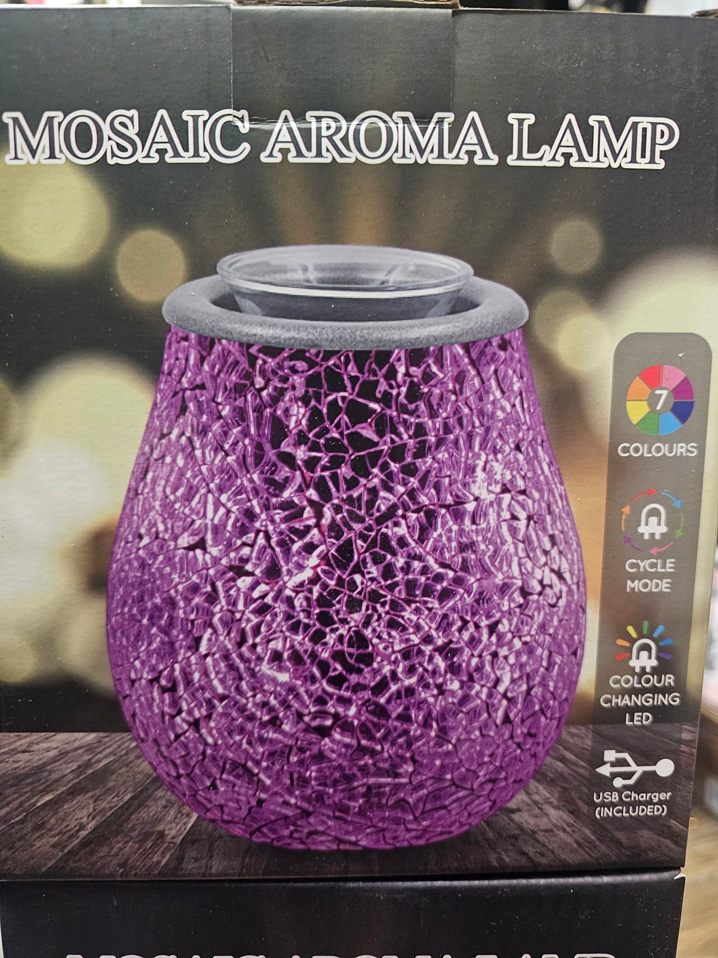 Desire Aroma Lamp Colour Change Mosaic