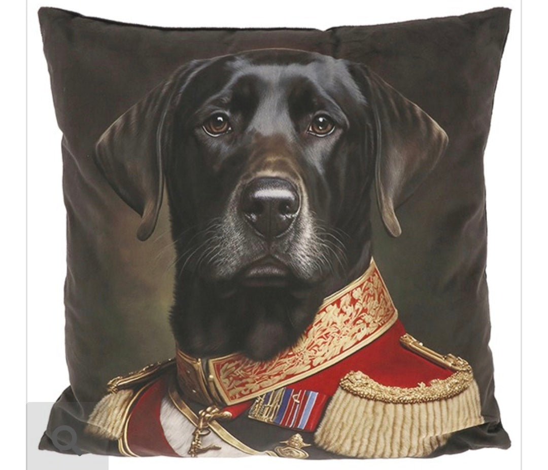 Top Dog Cushion Black Labrador