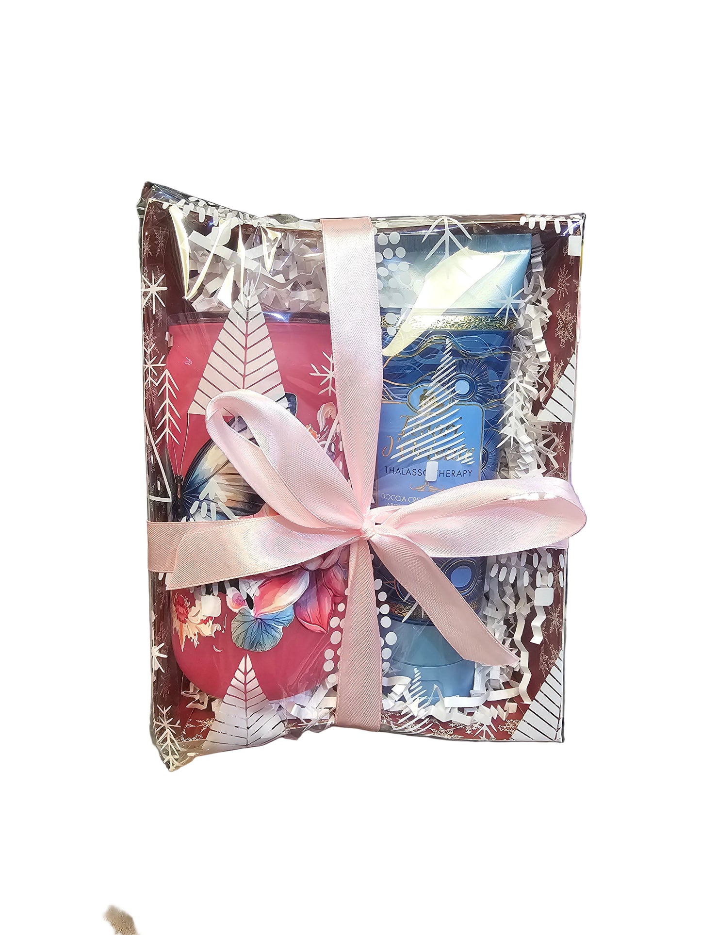 Butterfly Tumbler and Bath/Shower Cream Giftbox