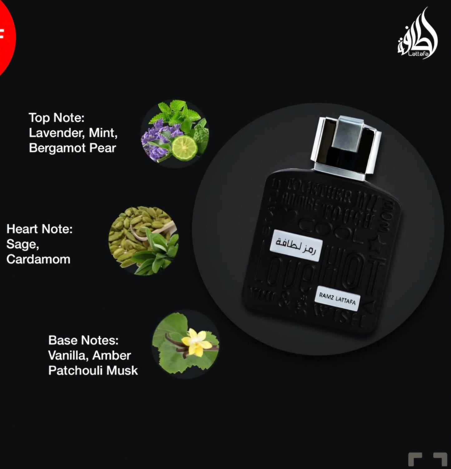 Lattafa Ramz Silver Eau de Parfum 100ml