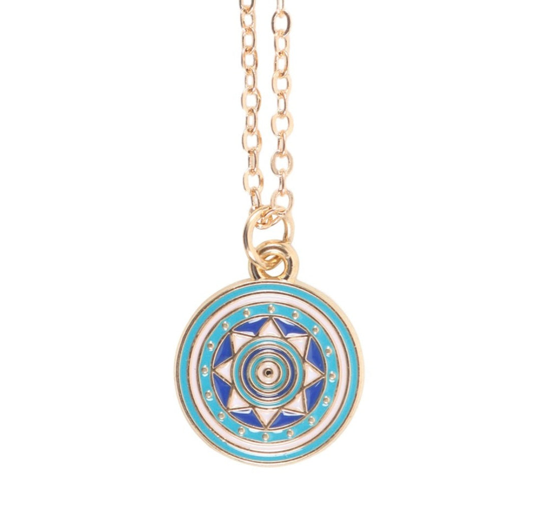All Seeing Eye Necklace on Greeting Card