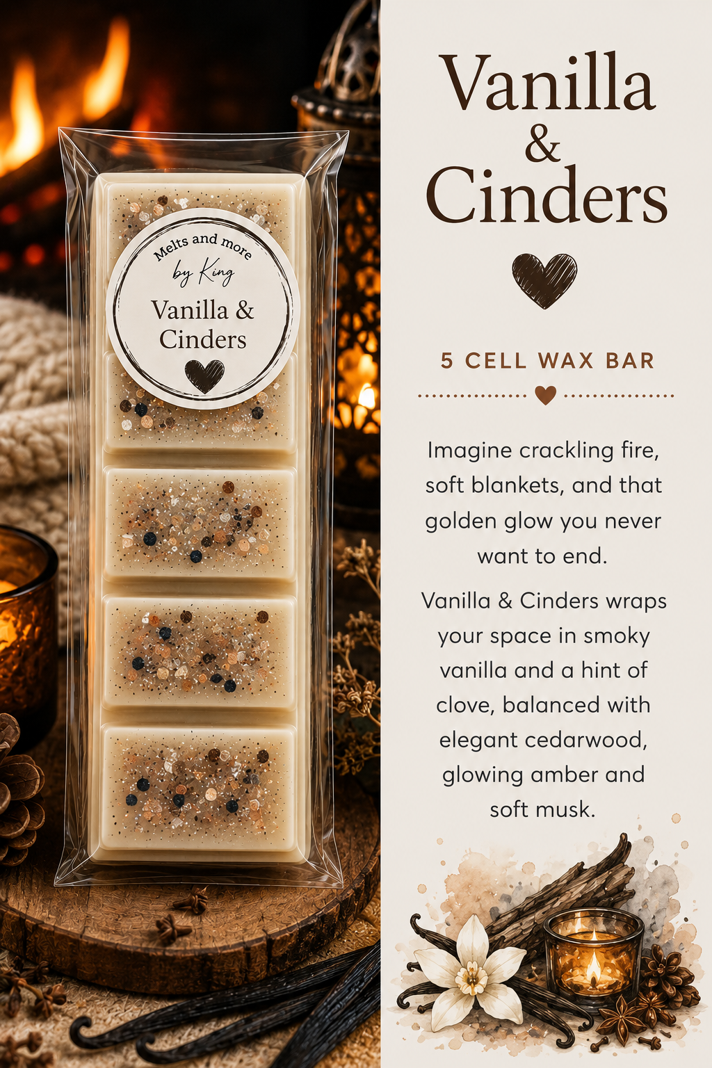 Wax Melt Bars for Home Fragrance 50g