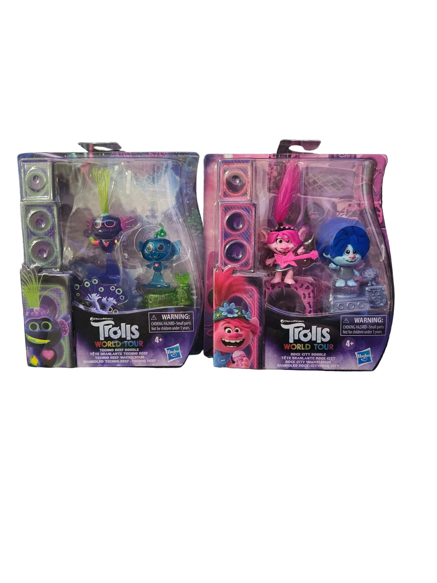 DreamWorks Trolls World Tour Bobble figure sets