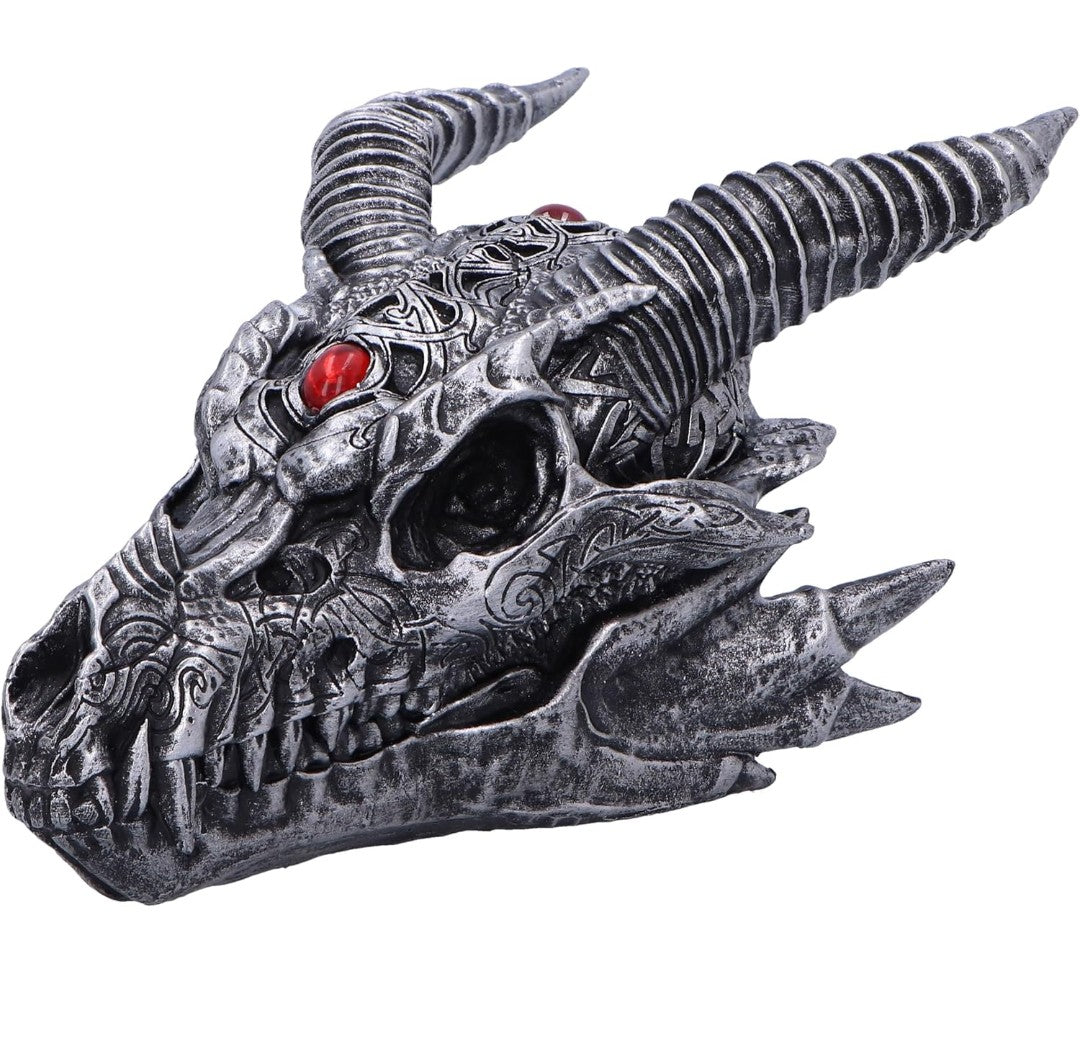 Nemesis Now Tribal Flame 21.5cm, Silver, Dragon Figure
Resin, Silver Dragon Ornament