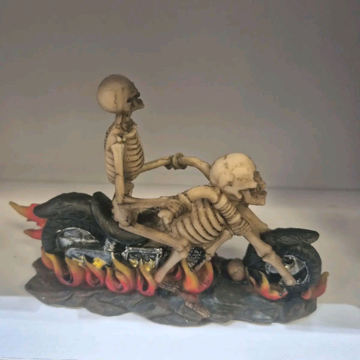 Skull Ornament on Motorbike