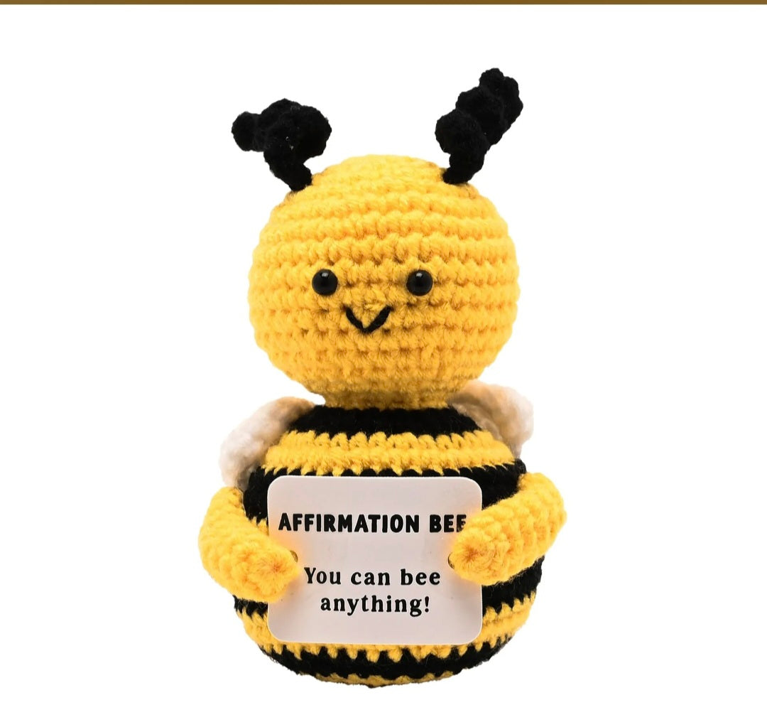 Positivity crochet set Bee