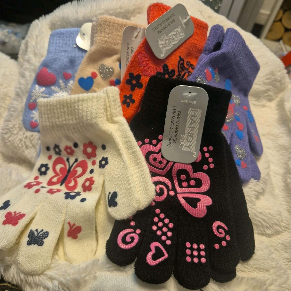 Girls Magic Gripper Gloves - Perfect Accessory for Young Girls