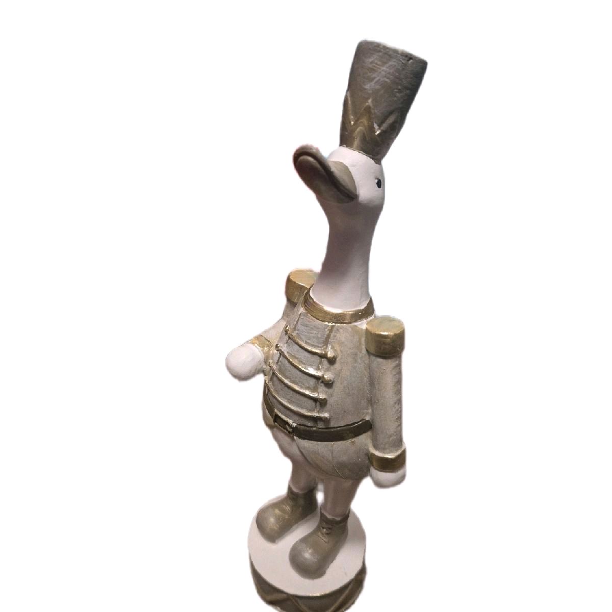 Resin Duck Christmas Decoration - Festive Banners & Ornaments