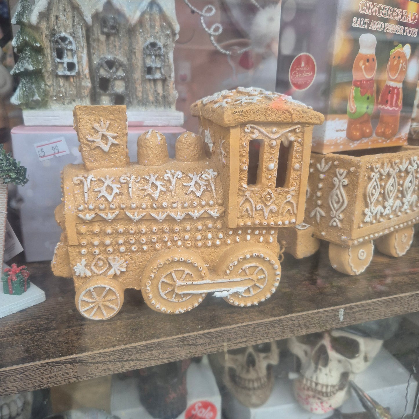 Gingerbread Train Decoration